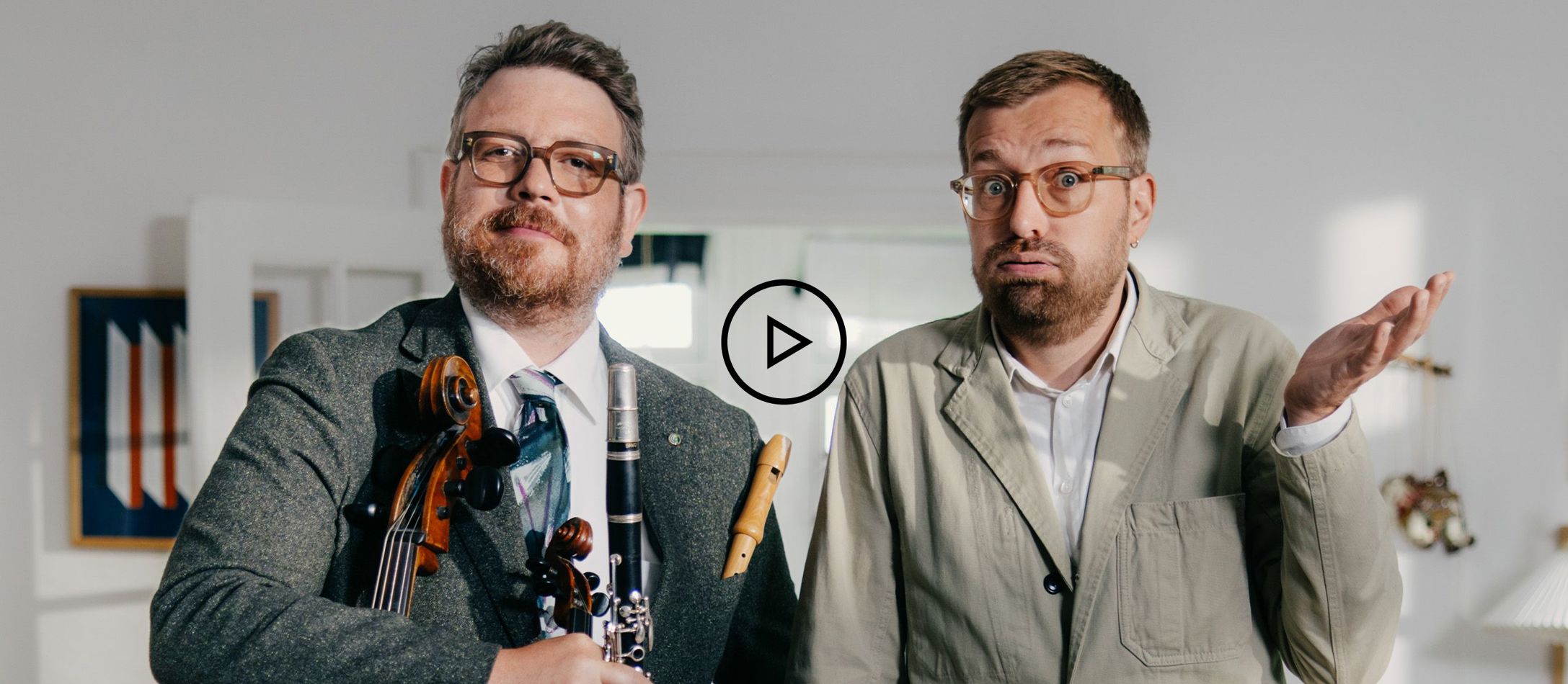 Video logo - Rasmus Bruun er i tvivl og Frederik Cilius er fattet