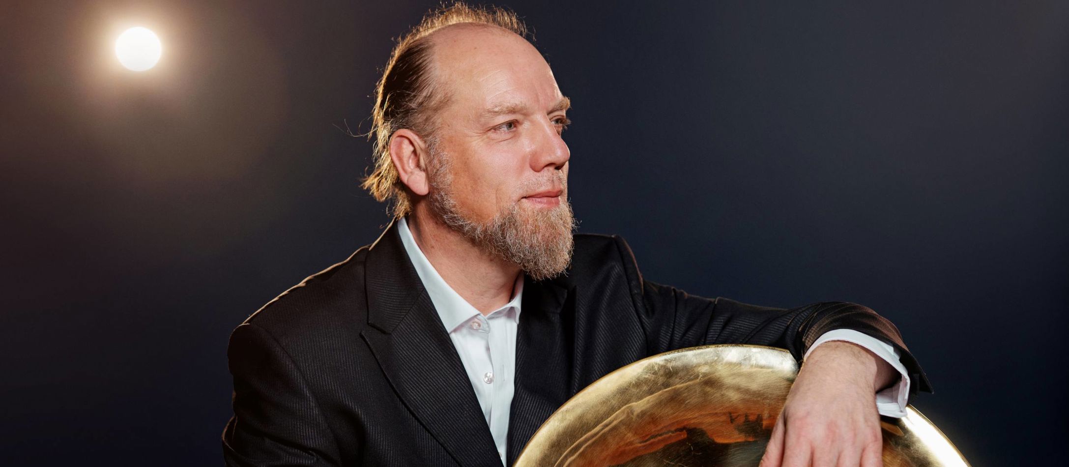 Portræt af Jakob Munck Mortensen, basun / tuba