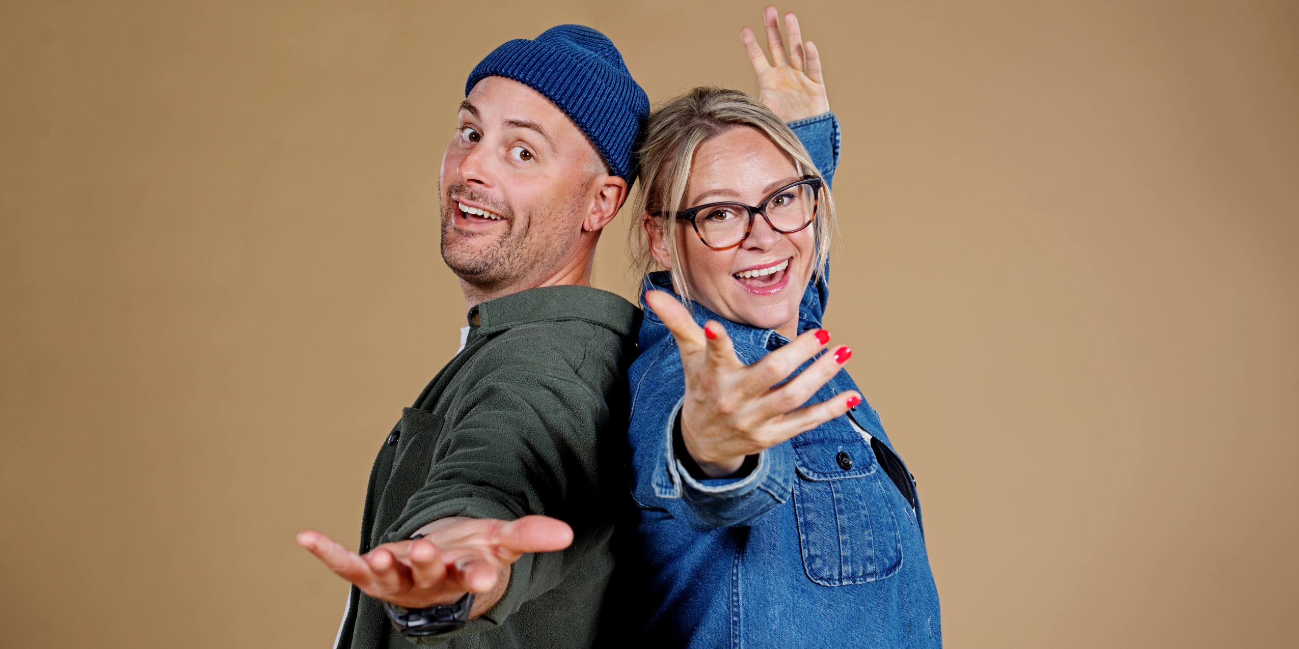 Kristian Gintberg og Silja Okking fra Ramasjang