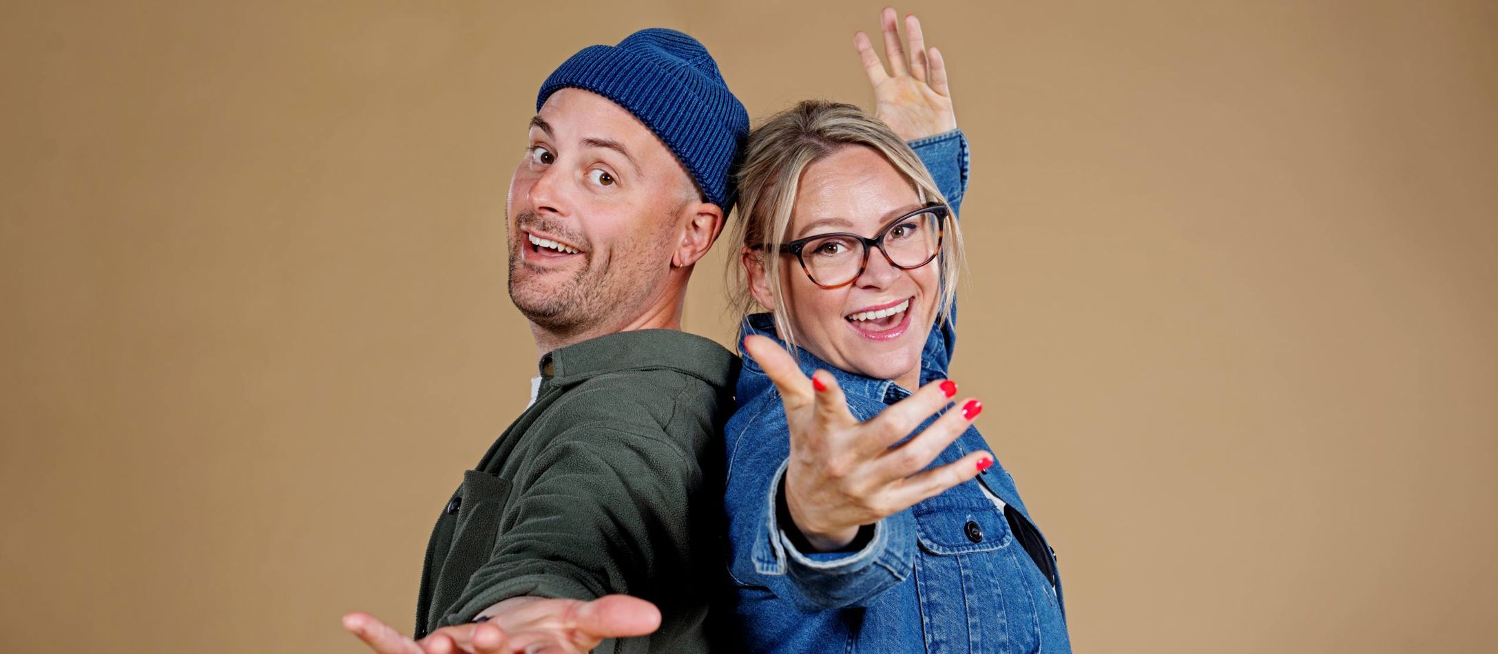 Kristian Gintberg og Silja Okking fra Ramasjang