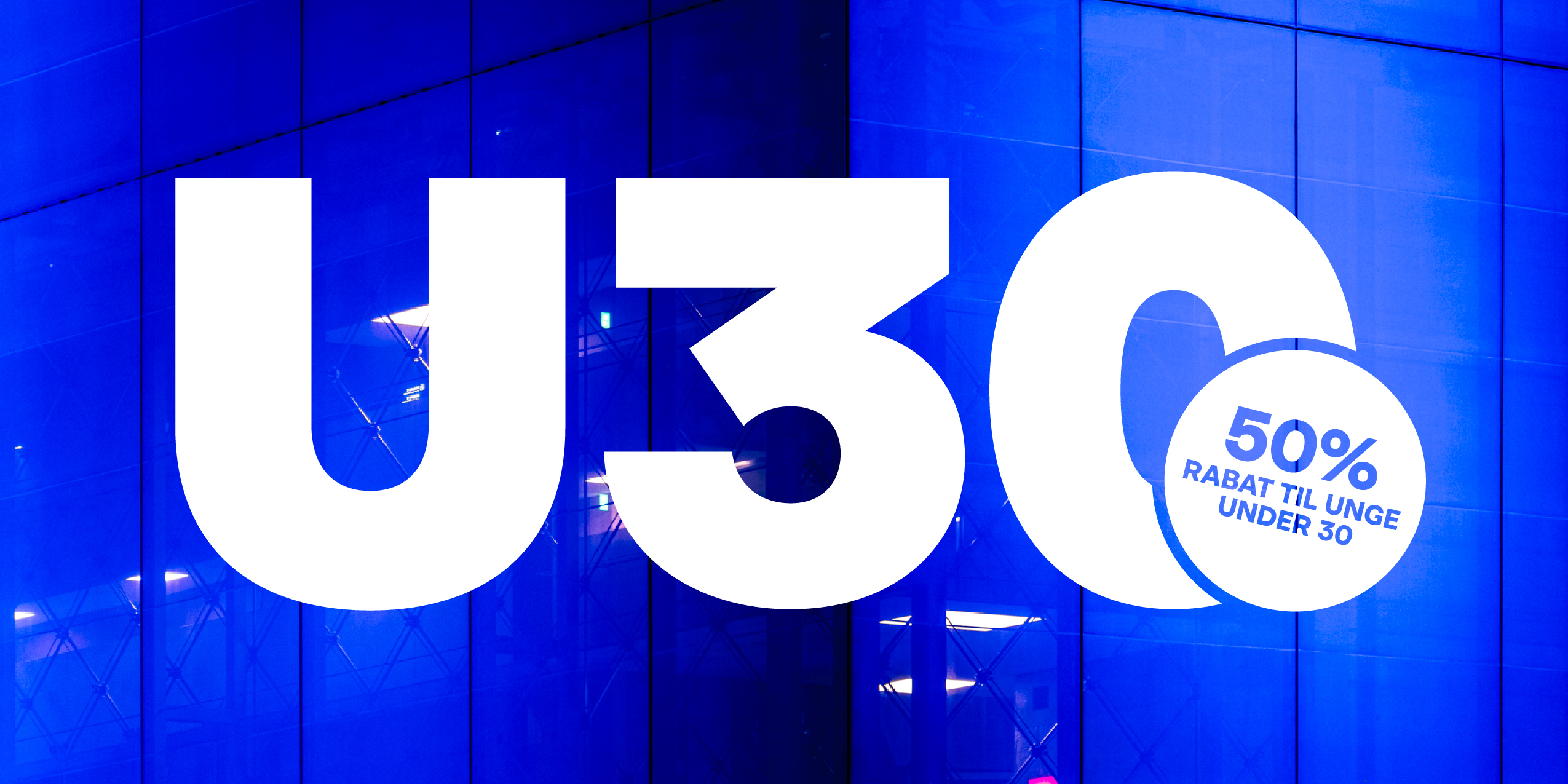 50 procent rabat til unge under 30 år