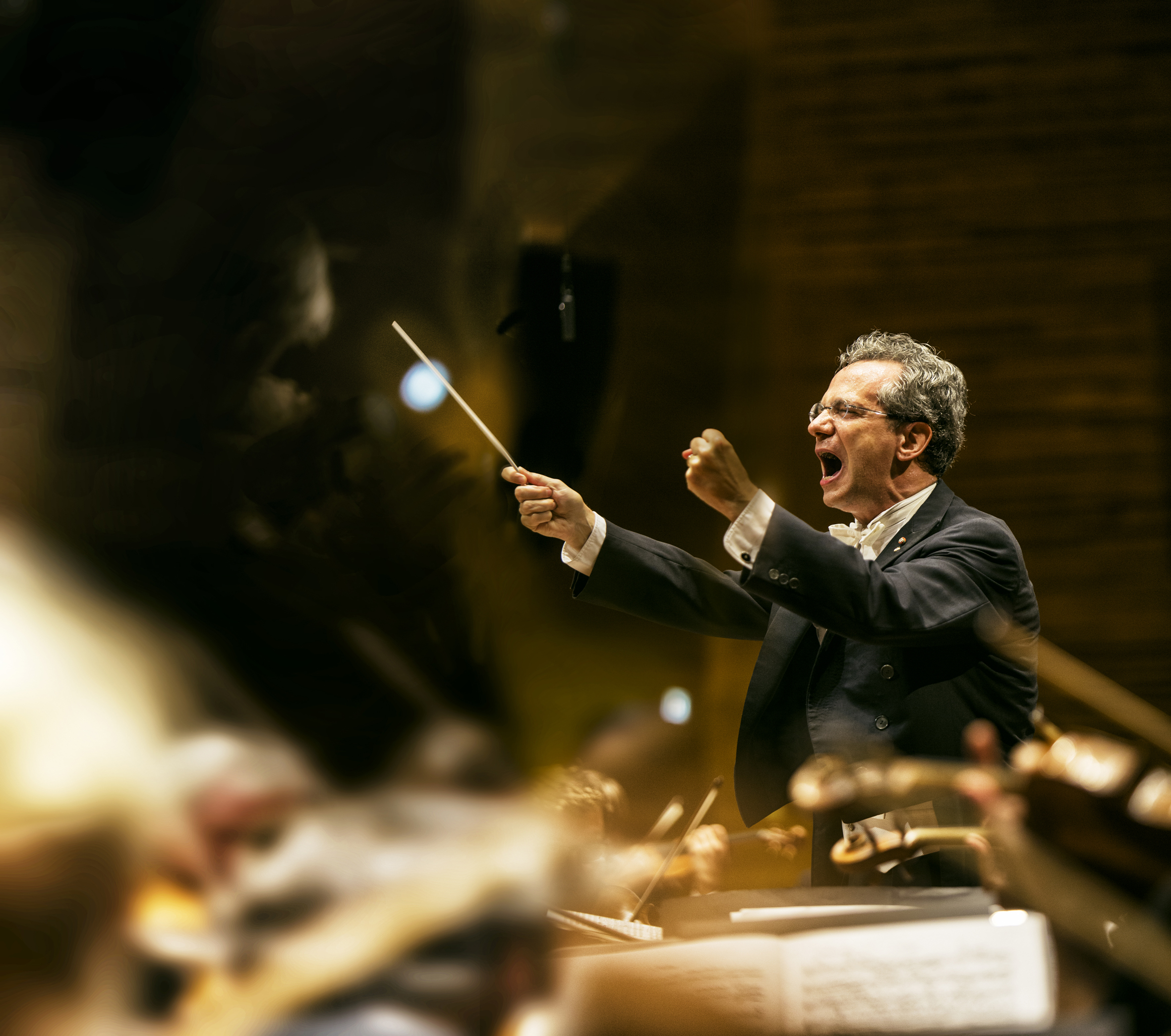 Fabio Luisi dirigerer med passion