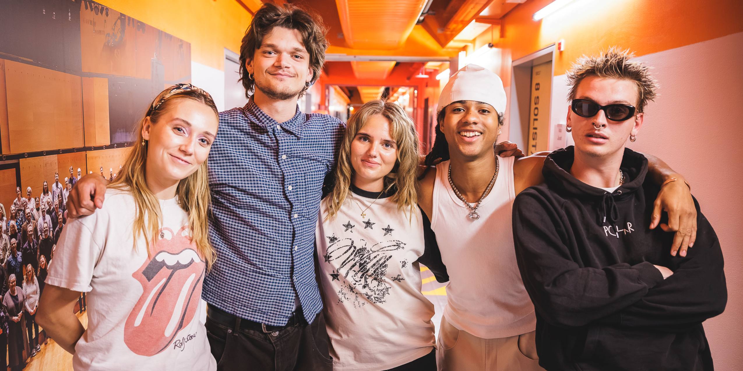 De fem artister til P3s Næste 2026: CARLLO YABOY, Friða Saiya, Ida Just, Loui Henderson og Oskar Witt